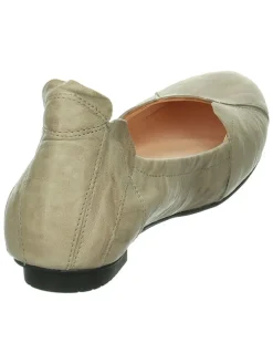 Leren ballerina's 