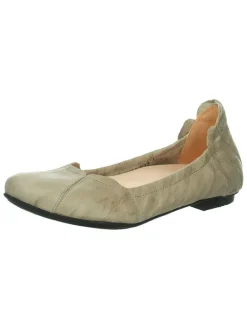 Leren ballerina's 