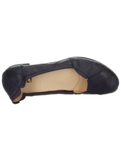 Leren ballerina's 