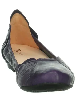 Leren ballerina's 