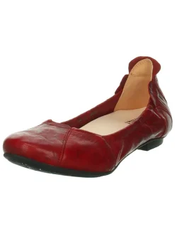 Leren ballerina's "Balla" rood