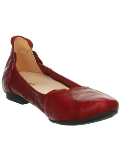 Leren ballerina's 
