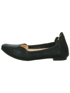 Leren ballerina's "Balla" zwart