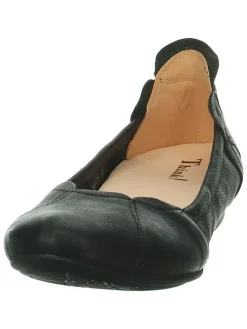 Leren ballerina's 