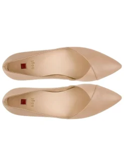 Leren ballerina's "Boulevard 10" beige