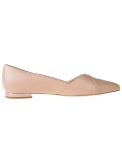 Leren ballerina's 