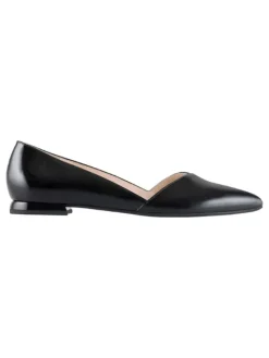 Leren ballerina's "Boulevard 10" zwart