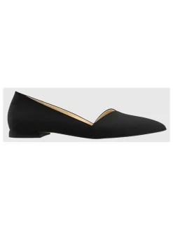 Leren ballerina's "Boulevard 10" zwart