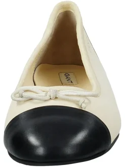 Leren ballerina's 