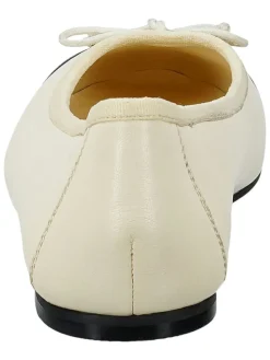 Leren ballerina's 