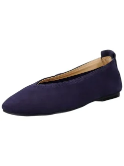 Leren ballerina's 