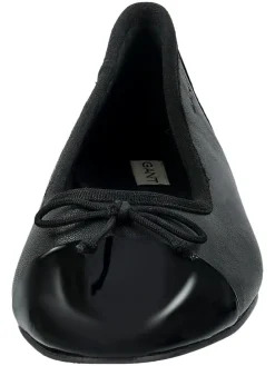 Leren ballerina's 