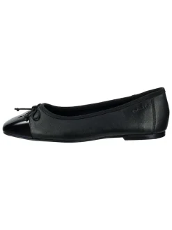 Leren ballerina's 