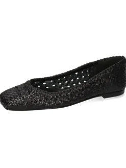Leren ballerina's 