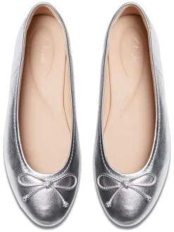 Leren ballerina's 