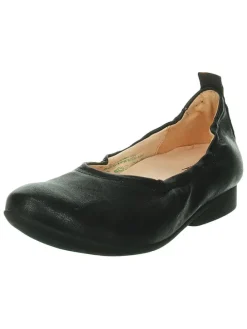Leren ballerina's "Guad2" zwart
