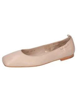 Leren ballerina's 