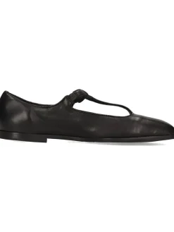 Leren ballerina's "Livia 8" zwart