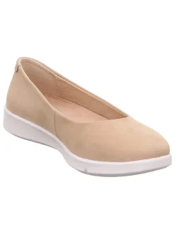 Leren ballerina's 
