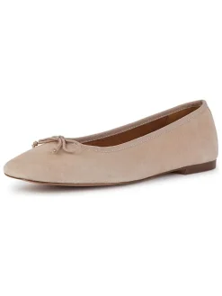 Leren ballerina's 