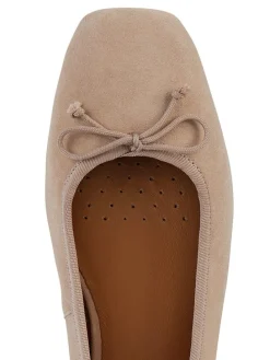 Leren ballerina's 