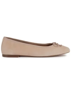 Leren ballerina's 