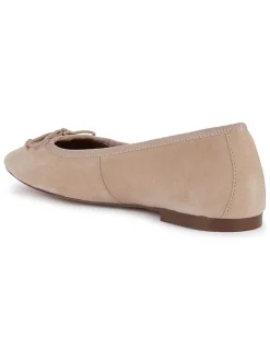 Leren ballerina's 