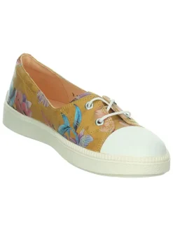 Leren ballerina's 