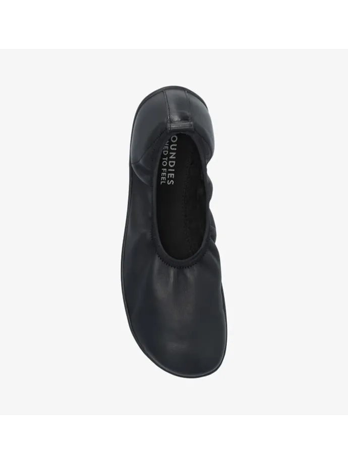 Leren barefootschoenen "Ballet 2.0" zwart