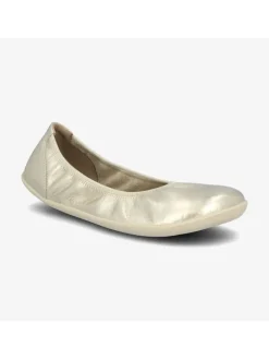 Leren barefootschoenen "3.0" goudkleurig
