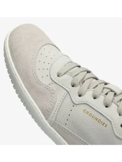 Leren barefootschoenen "Nova GO1" beige/lichtroze