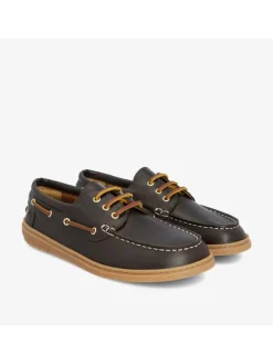 Leren barefootschoenen "Tide" bruin