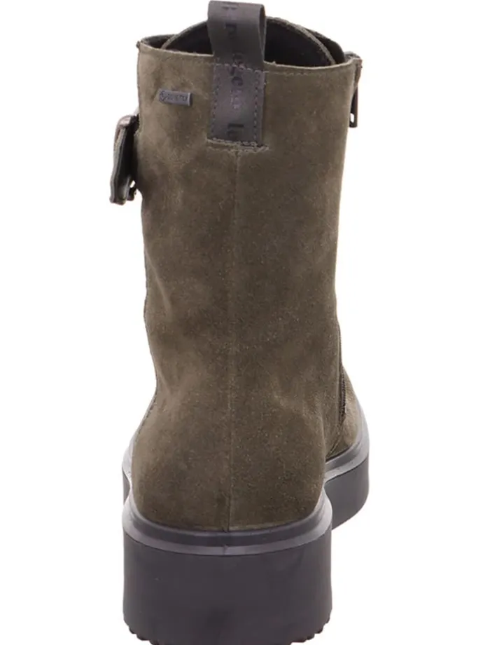 Leren boots "Angel-Yerba" kaki