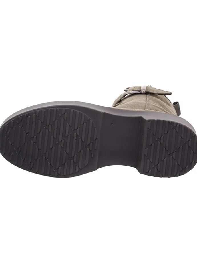 Leren boots "Angel-Yerba" kaki