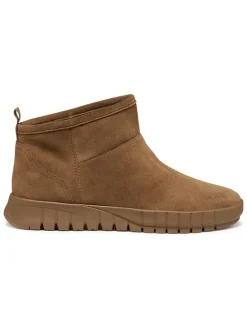 Leren boots camel