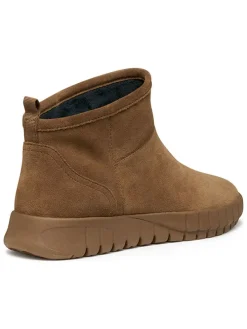 Leren boots camel