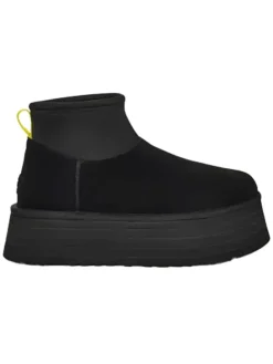 Leren boots "Classic Mini Dipper" zwart
