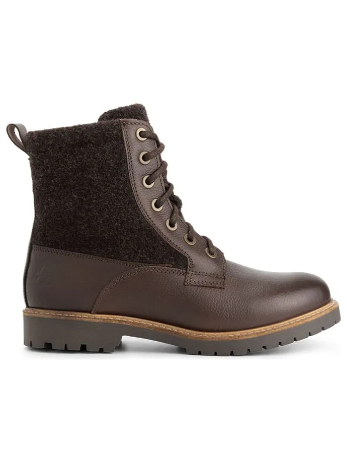 Leren boots "Folge" bruin
