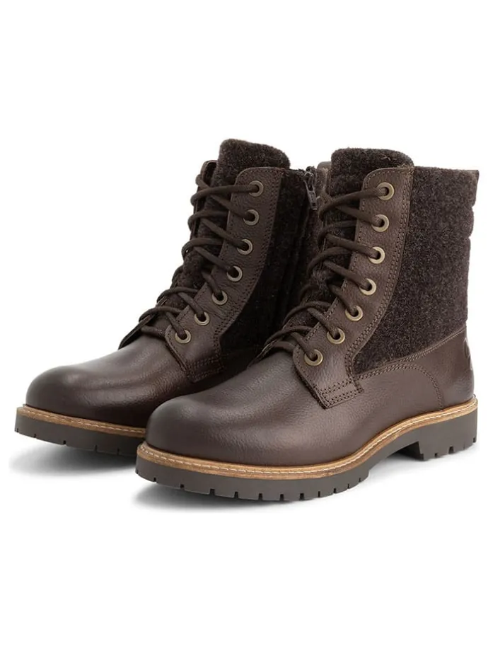 Leren boots "Folge" bruin