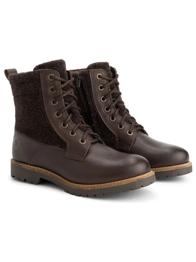 Leren boots "Folge" bruin