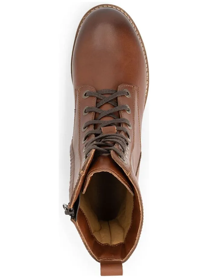 Leren boots "Forde" lichtbruin
