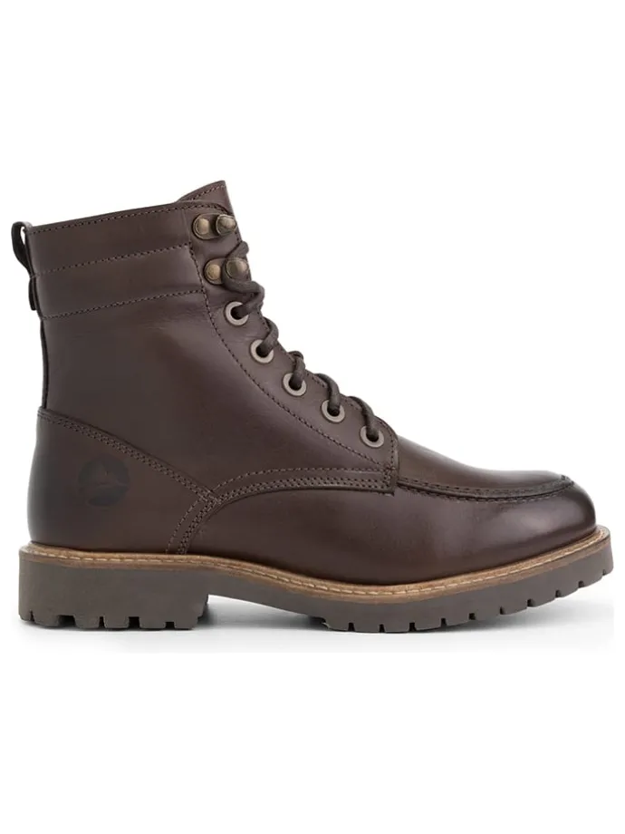 Leren boots "Haugesund" bruin
