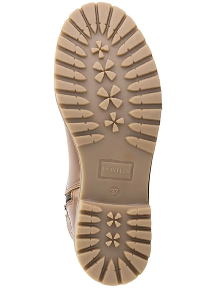 Leren boots "Kammerfoss" lichtbruin