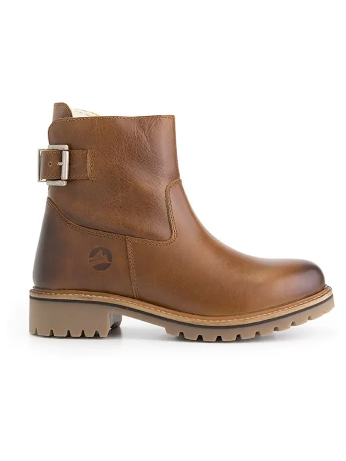 Leren boots "Kammerfoss" lichtbruin