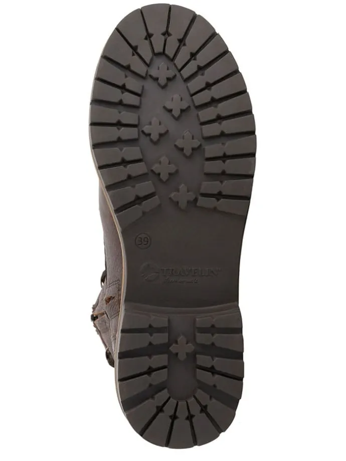 Leren boots "Kongsmark" bruin