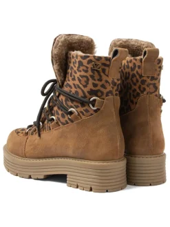 Leren boots lichtbruin