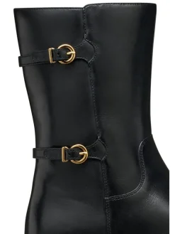 Leren boots "Serilda" zwart
