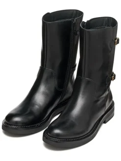 Leren boots "Serilda" zwart