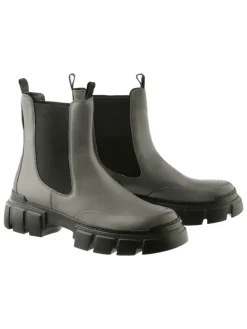 Leren chelseaboots "Adventure" grijs