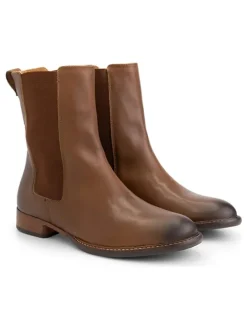 Leren chelseaboots 